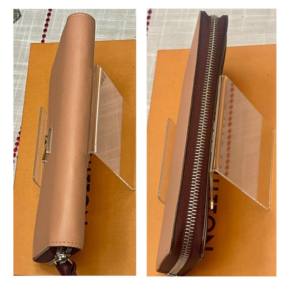 LOUIS VUITTON Zippy Lock Me Leather Wallet - Picture 14 of 14